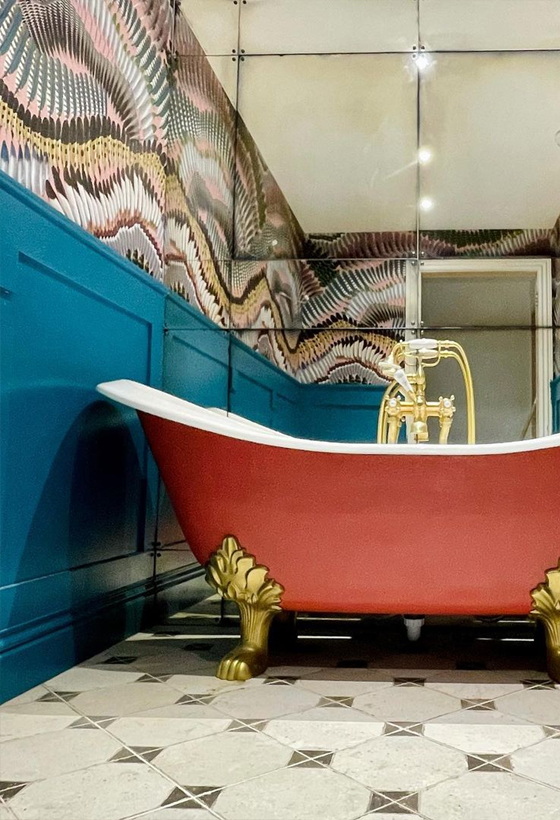 Red & Orange Room Inspiration